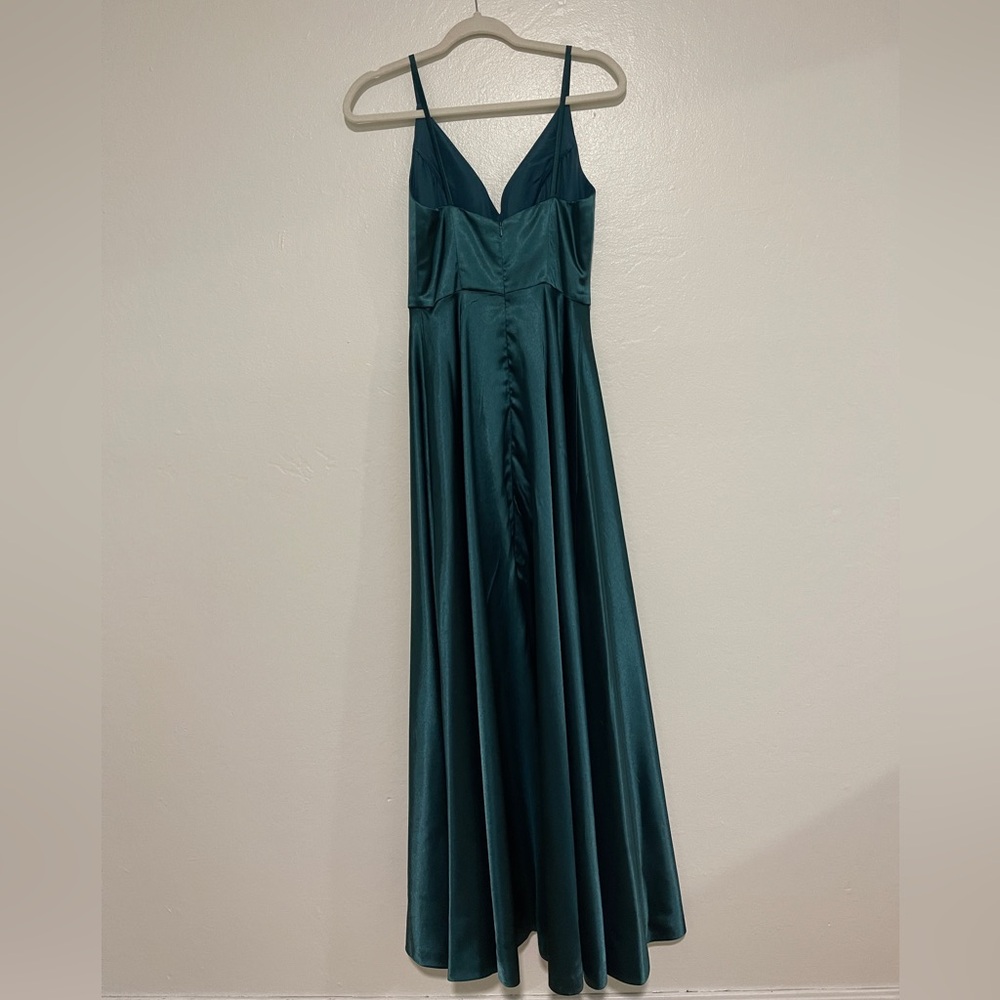 Forest green Prom/homecoming dress.